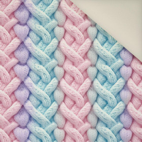 IMITATION PASTEL SWEATER M. 3- Polster- Velours