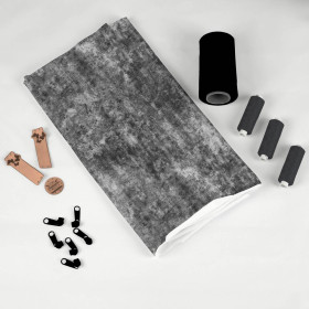GRUNGE (schwarz) - bio single jerset mit Elastan  Sommersweat