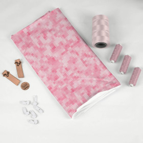 PIXEL MS.2 / rosa- Polster- Velours