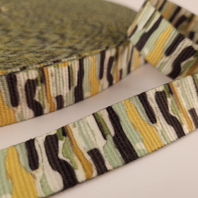 Bedrucktes Gurtband 25 mm - CAMO MORO WZ.3 