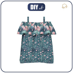 Carmenausschnitt Bluse (SARA) - FAIRY WORLD wz.10 - Nähset 