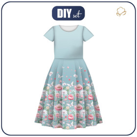 KINDER KLEID "MIA" - FAIRY WORLD MS.11 (FLOWERS) - Nähset