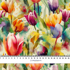 FLOWERS WZ.55 - Baumwoll Musselin