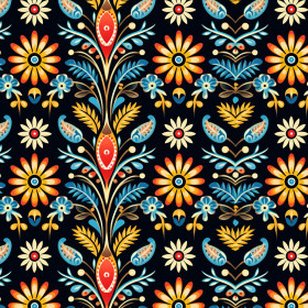 Folk Art wz.23- Single Jersey mit Elastan ITY