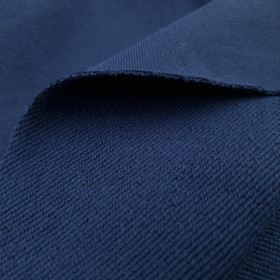 Diagonal-French Terry / HEAVY 450g - DUNKELBLAU (M-30)