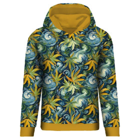 Hemp leaves WZ. 6 - Hydrophober angerauter Wintersweat