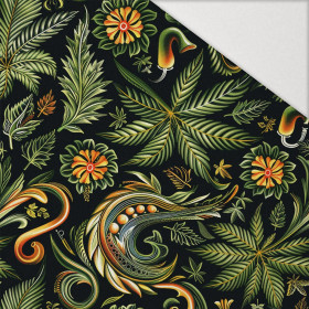 Hemp leaves WZ. 3 - Hydrophober angerauter Wintersweat