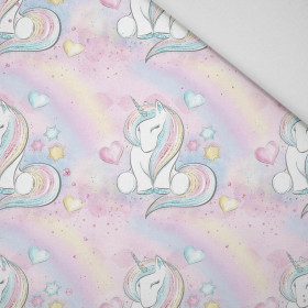 EINHÖRNER UND REGENBOGEN m. 2 (WUNDERLAND) - Bamboo fabric 170g
