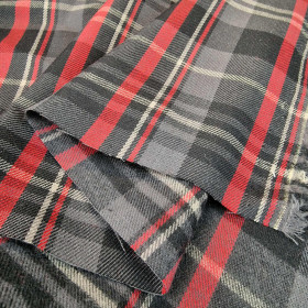 Baumwollflanell Premium - Buffalo-Karo