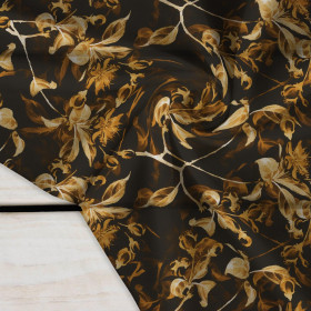 APFELBLÜTE Ms. 1 (gold) / schwarz - Krepp