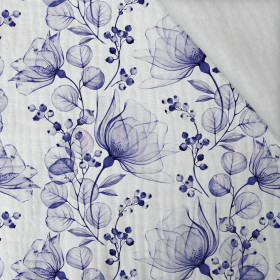 BLUMEN Ms. 4 (Very Peri) - Baumwoll Musselin