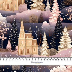 Pink Vintage Christmas wz. 2 - Wasserabweisende Webware