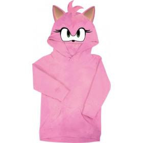 KINDER HOODIE "PARIS" (110/116) - PINK HEDGEHOG - Nähset 