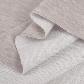 Dicker Sommersweat - Melange Beige/ MR-10