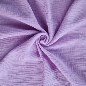 Baumwoll Musselin Double Gauze - VIOLETT 