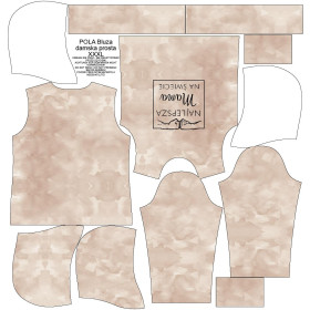 CLASSIC DAMEN HOODIE (POLA) - MAMA / CAMOUFLAGE m. 2 (beige) - Sommersweat