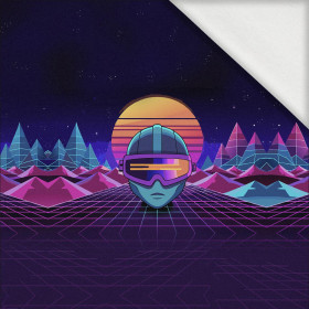 NEON GALAXY WZ.10 - Paneel (60cm x 50cm) leichte Maschenware angeraut
