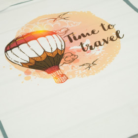 TIME TO TRAVEL - Paneel Sommersweat 