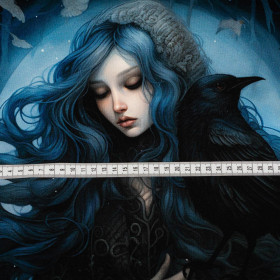 GOTHIC GIRL M. 2 - Paneel (60cm x 50cm) - Sommerswea tmit Elastan ITY