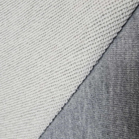 Diagonal-French Terry / HEAVY 520g - MELANGE HELLGRAU