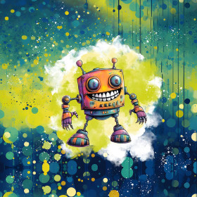 ROBOT wz.9 - panel (60cm x 50cm) SINGLE JERSEY 