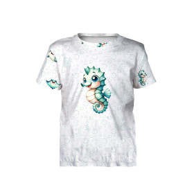 SEAHORSE (SEA ANIMALS M. 2) - Paneel (60cm x 50cm) SINGLE JERSEY 
