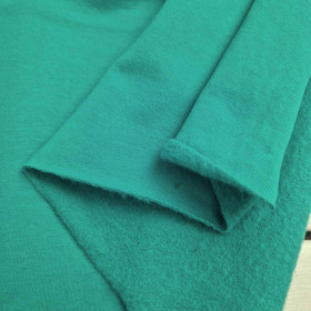 Seladon - Baumwolle Wintersweat angeraut mit Elastan 250g
