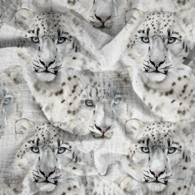 SNOW LEOPARD M. 1 - Baumwoll Musselin