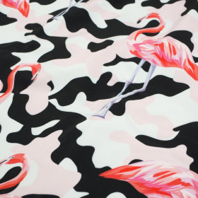 50cm CAMOUFLAGE FLAMINGOS - Softshell