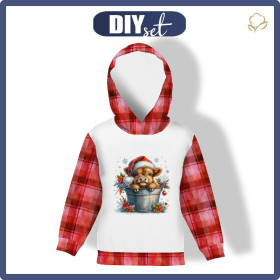 KINDER HOODIE (ALEX) - SWEET COW  - Nähset