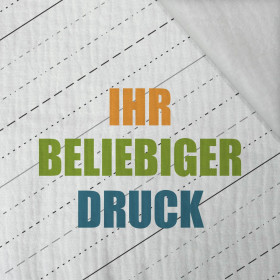 STOFF MIT EIGENEM AUFDRUCK - Baumwoll Musselin