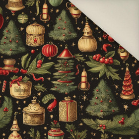 Vintage Christmas wz.11- Polster- Velours