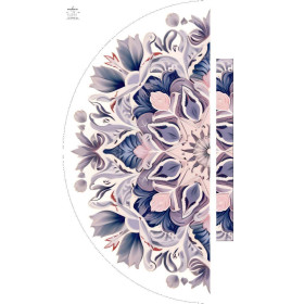 WATERCOLOR FLORAL WZ. 1 - Maxirock Panel - krepp