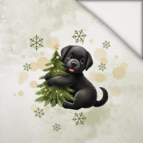 WINTER ANIMALS wz.10 - Paneel (60cm x 50cm) leichte Maschenware angeraut