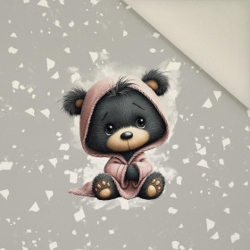 WINTER ANIMALS wz.12 - Panel (60cm x 50cm)  Polster- Velours