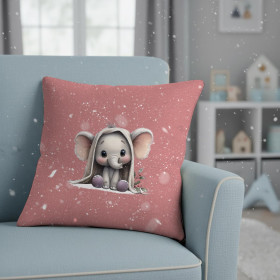 WINTER ANIMALS wz.16 - panel (60cm x 50cm) Wintersweat angeraut mit Elastan ITY