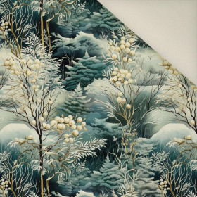 WINTER FOREST M. 3- Polster- Velours
