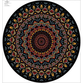 AFRICAN MANDALA - groß Tellerrock-Panel 