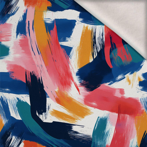 ABSTRACTION WZ.26 - Wintersweat angeraut mit Elastan ITY