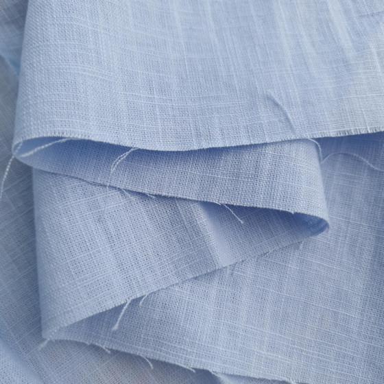 Ramie mit Baumwolle - BABY BLUE
