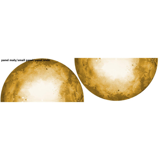 KLECKSE (gold-YELLOW) - Tellerrock-Panel 