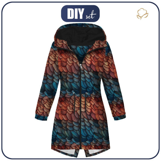 DAMENPARKA (ANNA) -  LEATHER PATTERN WZ.10 - Nähset
