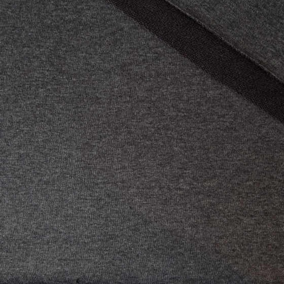 Dicker Sommersweat (P290) - MELANGE GRAPHIT (D-08) 