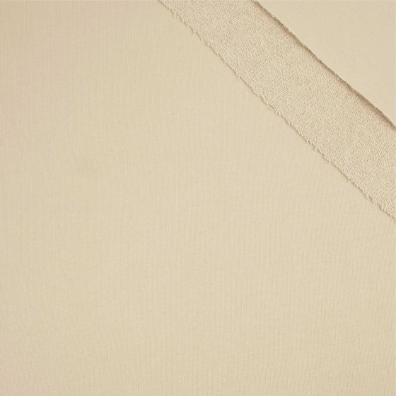 D-207 STROH BEIGE - Dicker Sommersweat 290g
