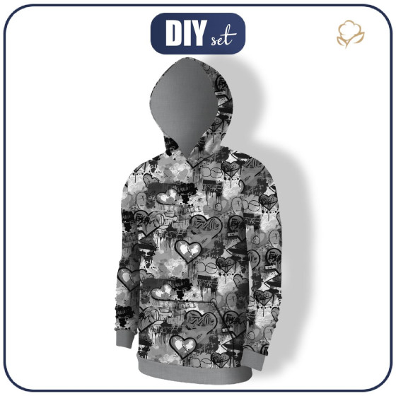 HERREN HOODIE (COLORADO) - VALENTINE'S DAY 15 - Nähset