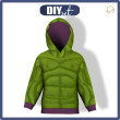 KINDER HOODIE (ALEX) - SUPERHERO M. 2 - Nähset