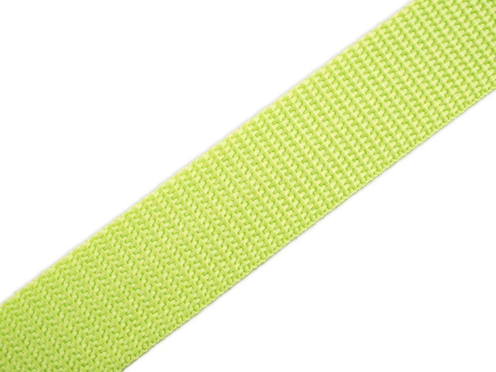 Webbing tape - lime / Choice of sizes