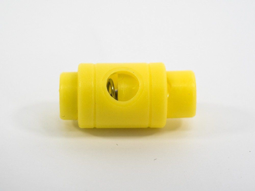 Cord Lock Stopper Toggles decorative 15x10mm - YELOW