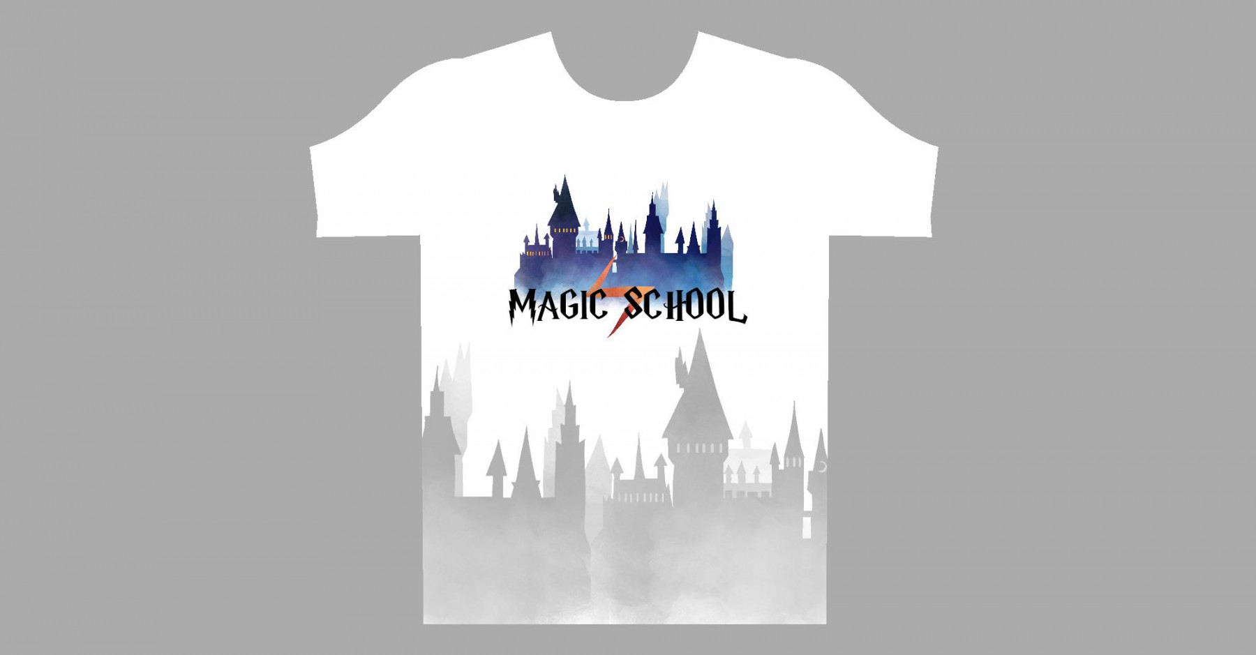KID’S T-SHIRT - MAGIC SCHOOL (MAGIC SCHOOL) - single jersey