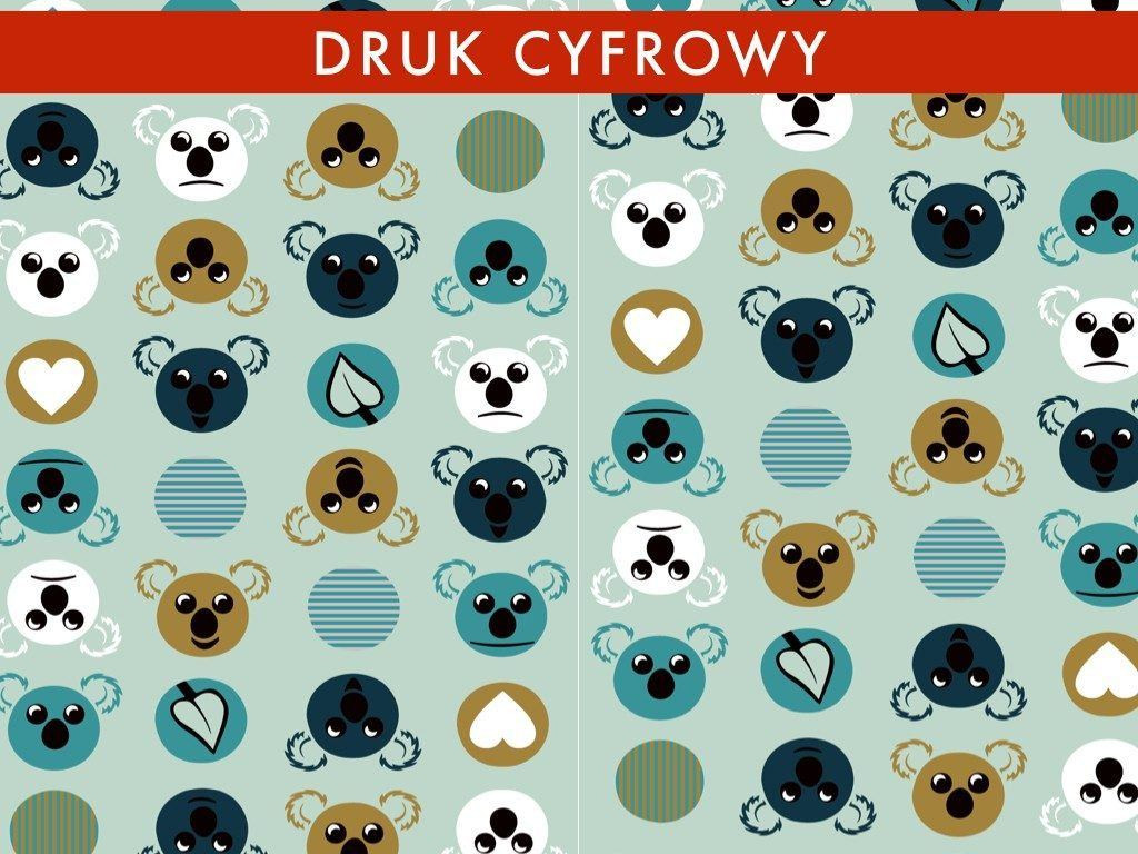 KOALA / mint - single jersey with elastane TE210